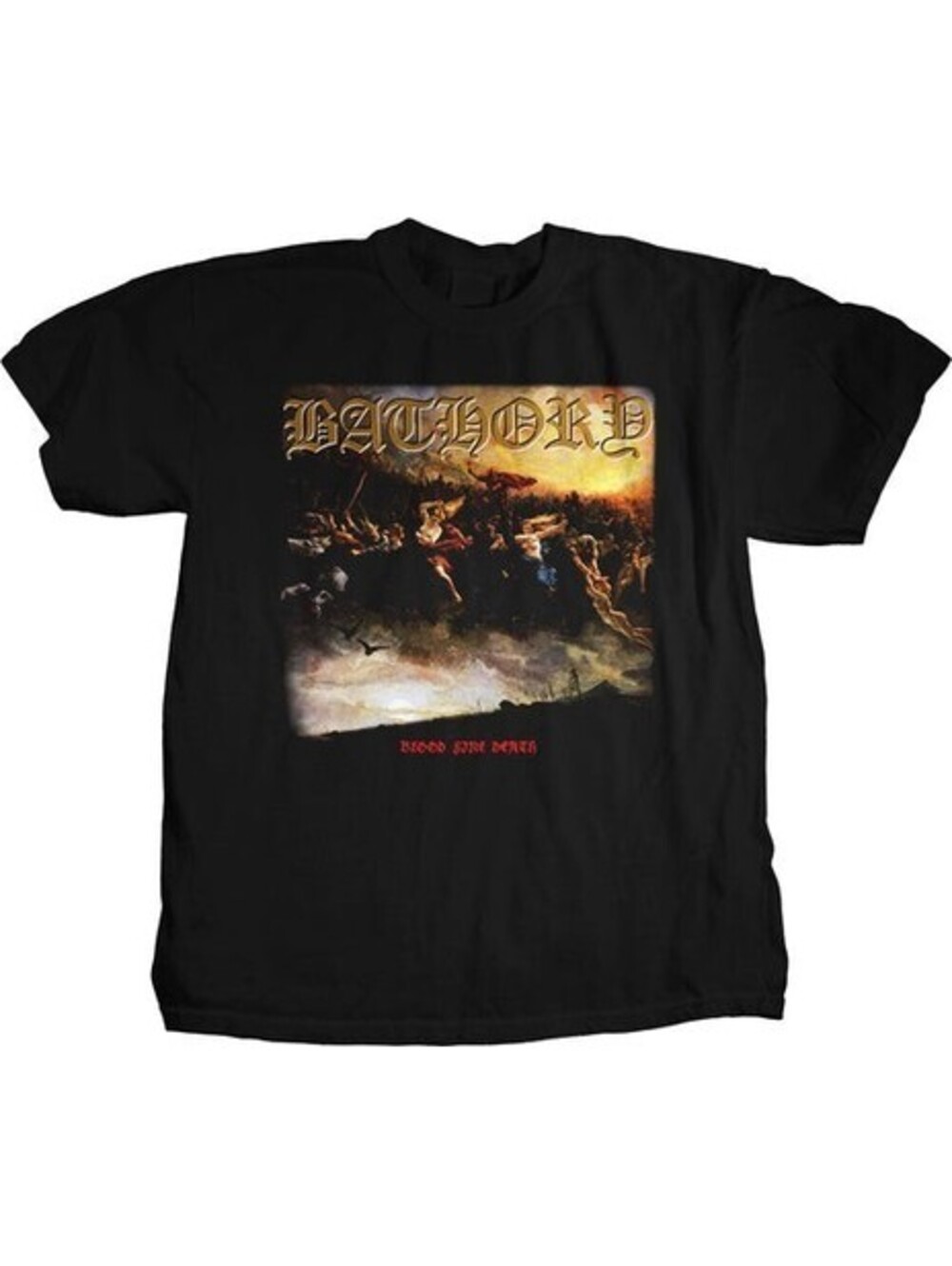 BATHORY - BLOOD FIRE DEATH T SHIRT black metal, death metal, thrash metal